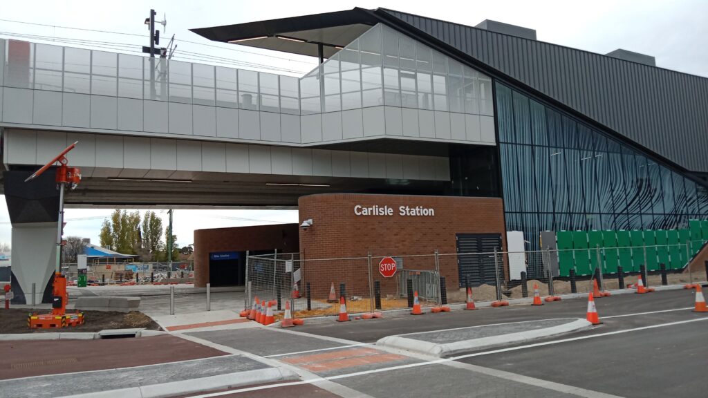 Carlisle Station, an easy walk from Base Camp Vic Park