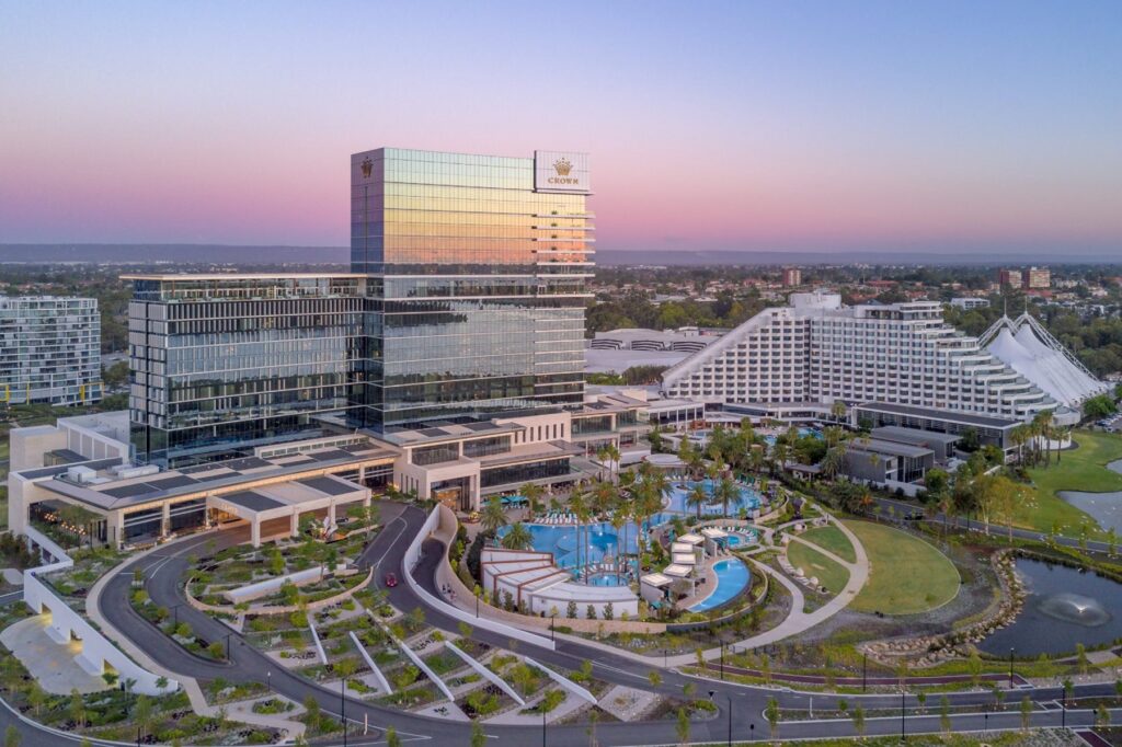 Crown Perth, a short drive from Base Camp Vic Park